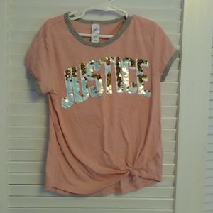 Justice short sleeve t-shirt
